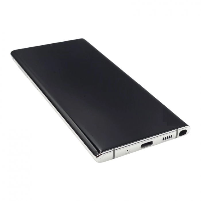 Ecran display Samsung Note 10 (N970) Aura White, cu rama (Original Service Pack) [3]