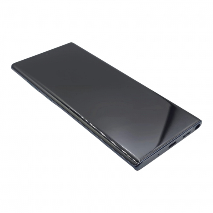 Ecran display Samsung Note 10 Plus (N975/N976) Aura Black, cu rama (Original Service Pack) [3]
