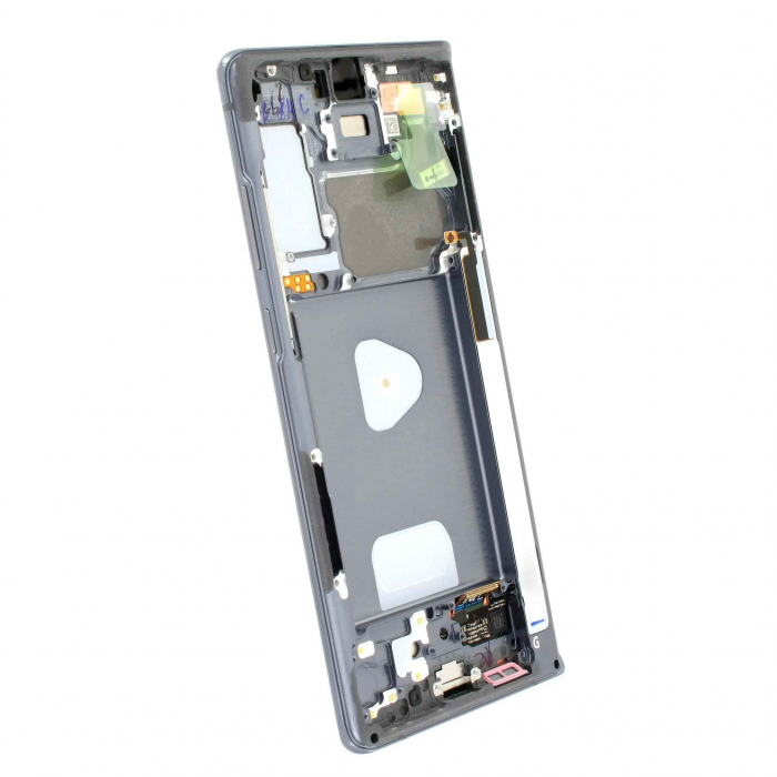 Ecran display Samsung Note 20 (N980/ N981) Gray, cu rama (Original Service Pack) [2]