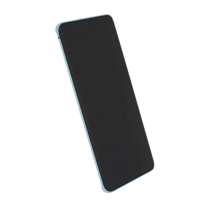 Ecran display Samsung S20 4G/ 5G (G980/G981) Blue, cu rama si Camera selfie (Original Service Pack) [3]