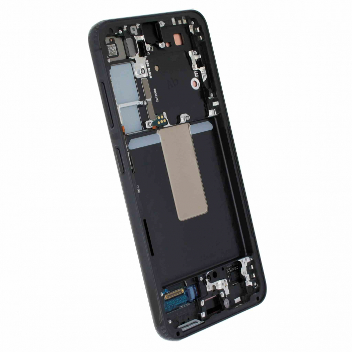 Ecran display Samsung S23 5G (S911) Black, cu rama (Original Service Pack) [2]