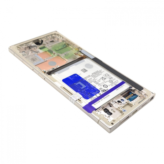 Ecran display Samsung S23 Ultra 5G (S918) Cream, cu rama si acumulator (Original Service Pack) [2]
