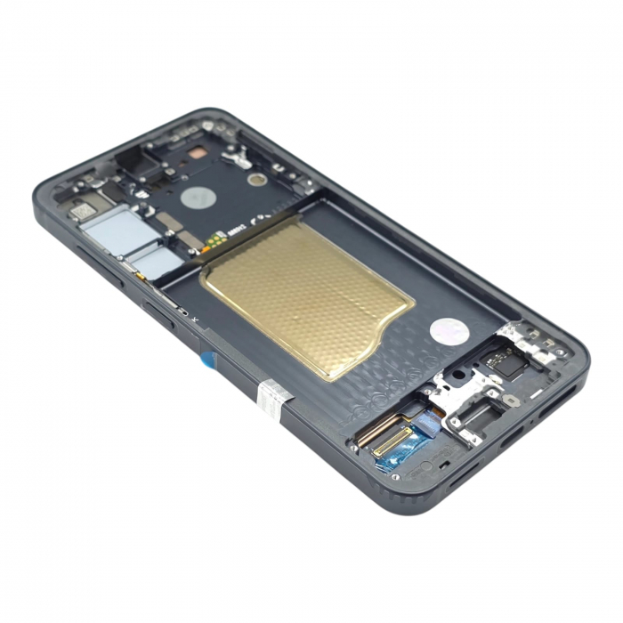 Ecran display Samsung S25 5G (S931) cu rama, blue black (Original Service Pack) [2]