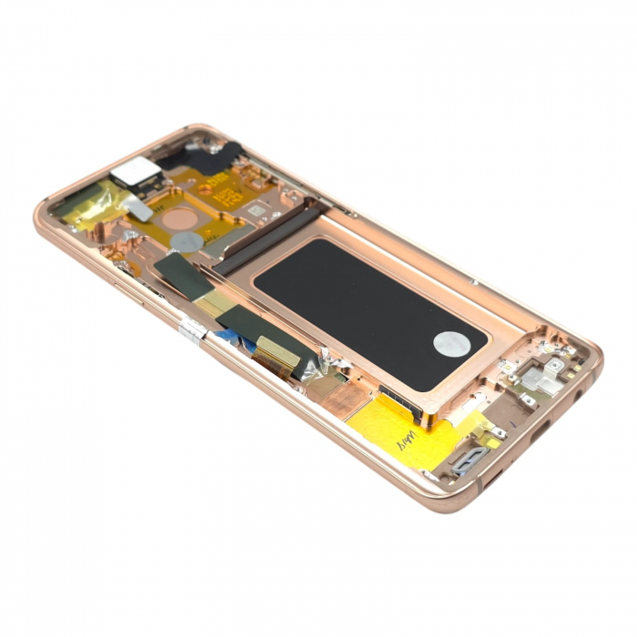 Ecran display Samsung S9 Plus (G965) Gold, cu rama (Original Service Pack) [2]