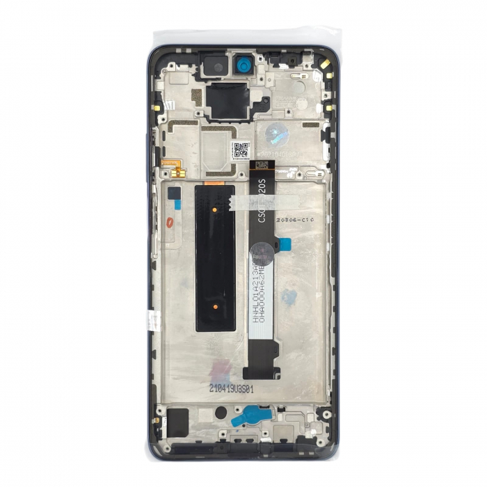 Ecran display Xiaomi Mi 10T Lite 5G // Redmi Note 9 Pro 5G, cu rama, gri (Original Service Pack) [1]