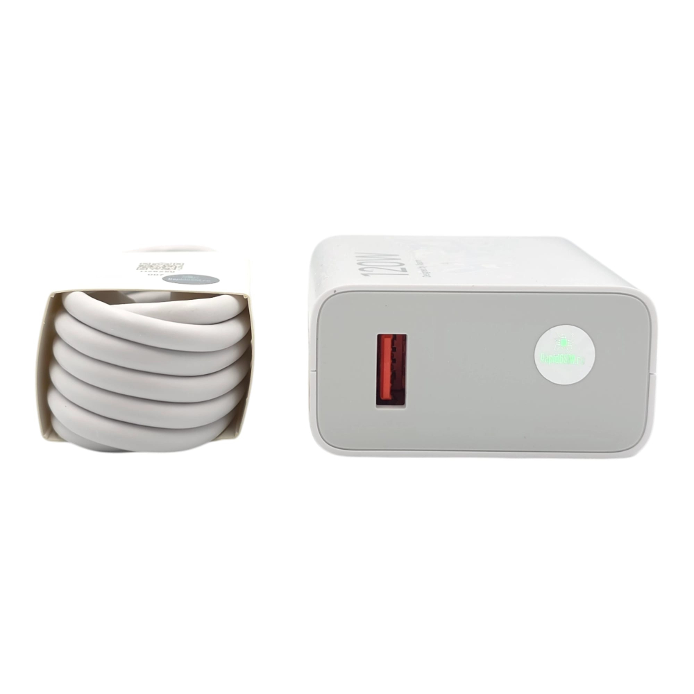 Incarcator Original Xiaomi 120W 6A MDY-15-EX Fast Charging + Cablu USB-C Type-A Alb (Retail Pack) [2]