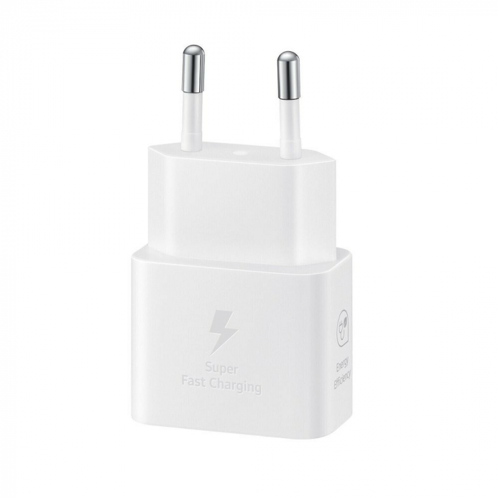 Incarcator retea Original Samsung super fast charging, 25W, USB C, Alb EP-T2510NWEGWW [4]