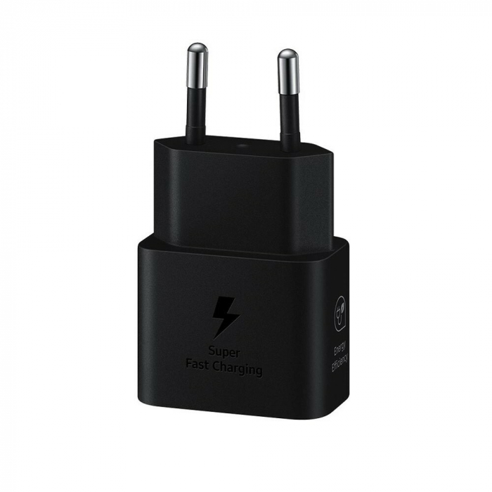 Incarcator retea Original Samsung super fast charging, 25W, USB C, Negru EP-T2510NBEGWW [6]