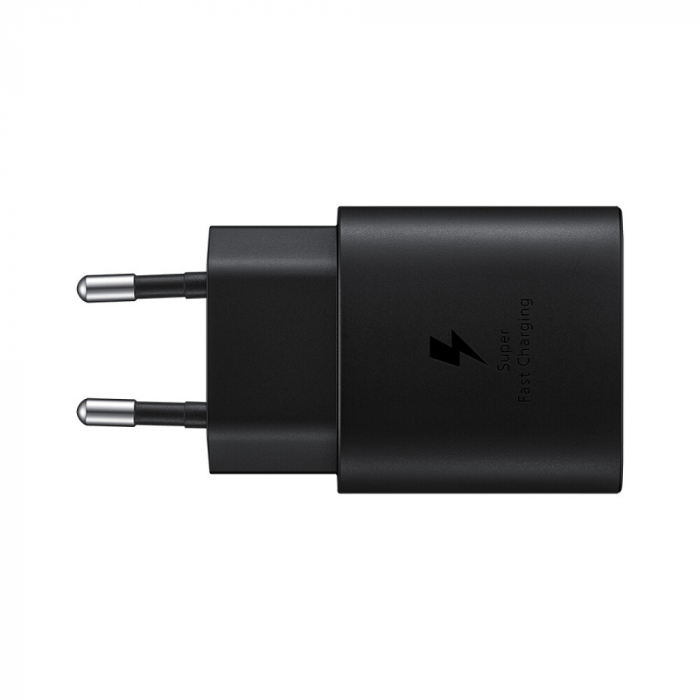 Incarcator retea Original Samsung super fast charging, 25W, USB C, Negru EP-T2510NBEGWW [4]