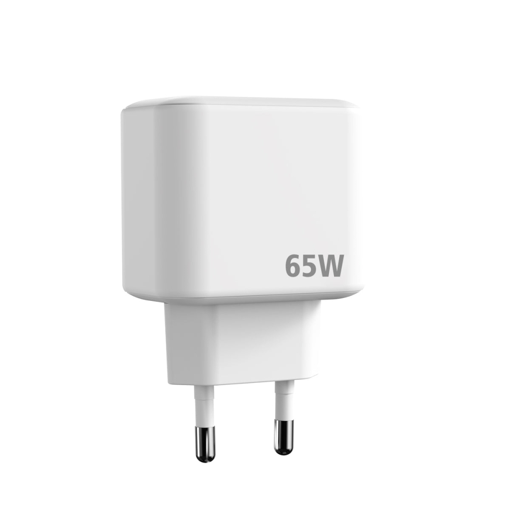 Incarcator retea Rixus 65W GaN USB-C + USB-A multi port alb (RXHC67) [2]