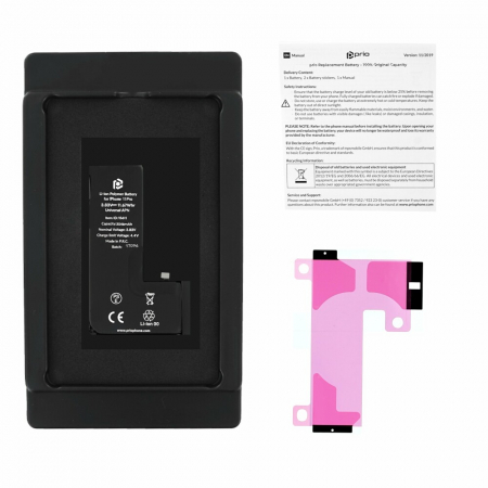 Acumulator Prio compatibil cu iPhone 11 Pro, banda adeziva inclusa (Universal APN) [2]