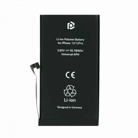 Acumulatori - Acumulator Prio compatibil cu iPhone 12 / 12 Pro, banda adeziva inclusa (Universal APN)