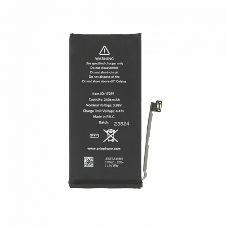 Acumulator Prio compatibil cu iPhone 13 Mini, banda adeziva inclusa (Universal APN) [1]