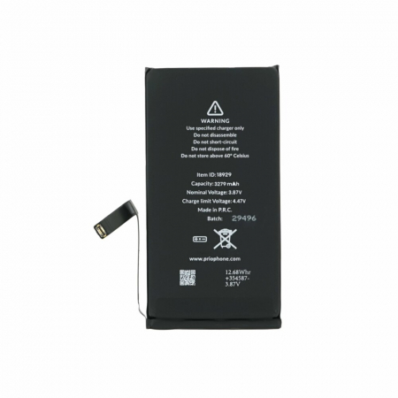 Acumulator Prio compatibil cu iPhone 14, banda adeziva inclusa (Universal APN) [1]