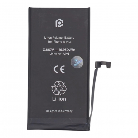 Acumulatori - Acumulator Prio compatibil cu compatibil cu iPhone 15 Plus, banda adeziva inclusa (Universal APN)
