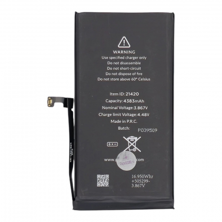 Acumulator Prio compatibil cu compatibil cu iPhone 15 Plus, banda adeziva inclusa (Universal APN) [1]