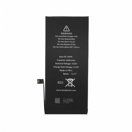 Acumulator Prio compatibil cu iPhone 8 Plus, banda adeziva inclusa (Universal APN) [1]