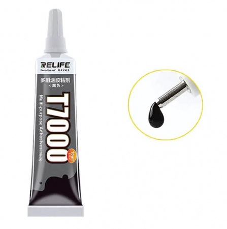 Scule Service GSM - Adeziv pentru lipit ecran display T-7000 Relife, Negru, 15ml