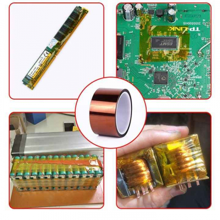 Banda adeziva termorezistenta tip Kapton 20mm x 22m [1]