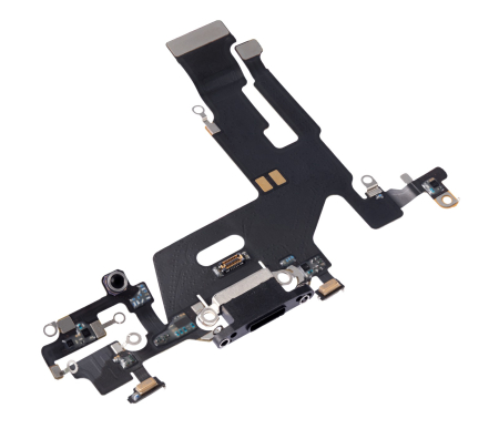 Banda flex cu conector incarcare si microfon iPhone 11, Negru (Original SWAP) [2]