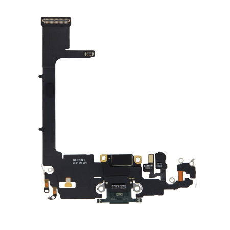 Piese din dezmembrari (SWAP) - Banda flex cu conector incarcare si microfon iPhone 11 Pro, Midnight Green (Original SWAP)