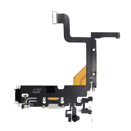 Banda flex cu conector incarcare si microfon iPhone 13 Pro, Silver (Original SWAP) [1]