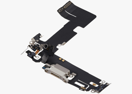 Banda flex cu conector incarcare si microfon iPhone 13, Starlight (Original SWAP) [1]