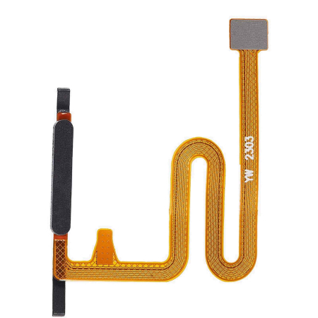 Benzi flex si butoane - Banda flex senzor amprenta Samsung A14 4G (A145P/ A145R), Black (Compatibil)