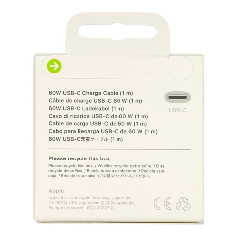 Cablu date si incarcare original iPhone Apple USB-C - USB-C, 1m, Alb MW493ZM/A [1]