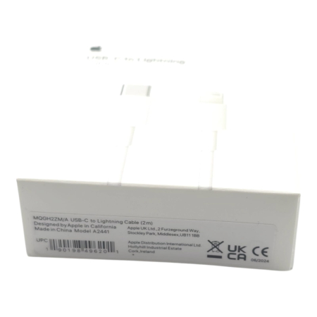 Cablu date si incarcare original iPhone Apple USB-C - Lightning iPhone Apple, 2m,  Alb MQGH2ZM/A [1]