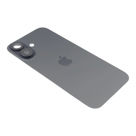 Piese din dezmembrari (SWAP) - Capac spate iPhone 16, Black - Grade A (Original SWAP) - include blit si încarcare wireless