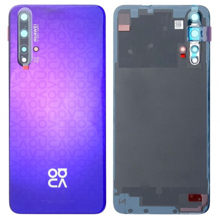 Componente GSM - Capac spate baterie Huawei Nova 5T / Huawei Honor 20, Purple (Original Service Pack)