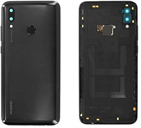 Componente GSM - Capac spate baterie Huawei P Smart (2019), Negru (Original Service Pack)