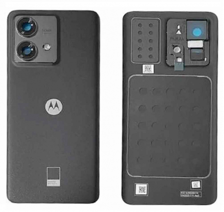 Componente GSM - Capac spate baterie Motorola Edge 40 Neo, Black Beauty (Original Service Pack)