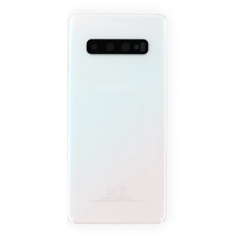 Capac spate Samsung Galaxy S10 Plus (G975), Alb / Prism White (Original Service Pack) [0]