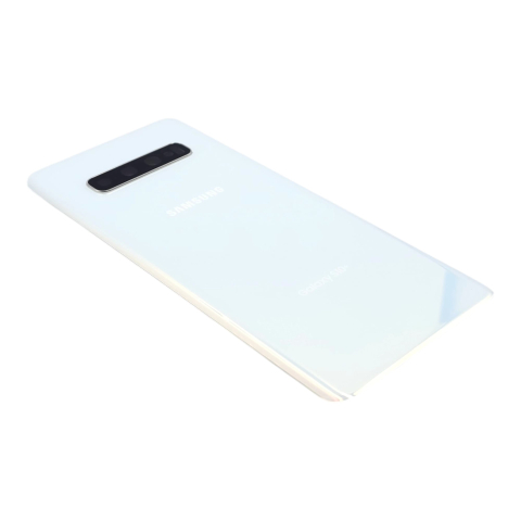 Capac spate Samsung Galaxy S10 Plus (G975), Alb / Prism White (Original Service Pack) [1]
