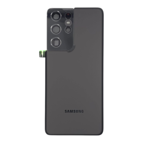 Carcase si capace - Capac spate Samsung Galaxy S21 Ultra (G998), Negru / Phantom Black (Original Service Pack)