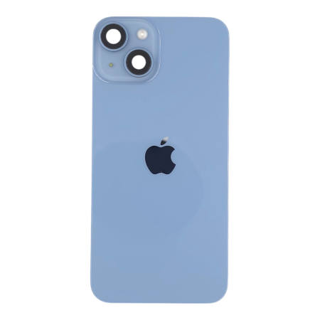 Piese din dezmembrari (SWAP) - Capac spate iPhone 14, Albastru (Blue) - Grade A (Original SWAP) - include blit si încarcare wireless