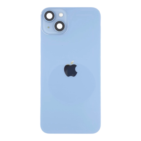 Piese din dezmembrari (SWAP) - Capac spate iPhone 14 Plus, Albastru (Blue) - Grade A (Original SWAP) - include blit si încarcare wireless