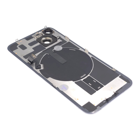 Capac spate iPhone 14, Mov (Purple) - Grade A (Original SWAP) - include blit si încarcare wireless [3]