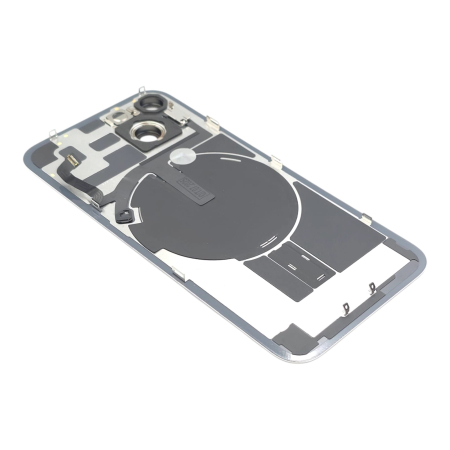 Capac spate iPhone 14, Alb (White) - Grade A (Original SWAP) - include blit si încarcare wireless [3]