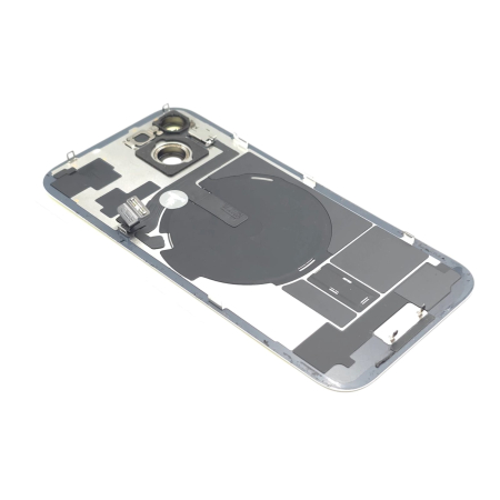 Capac spate iPhone 15, Blue Titanium - Grade A (Original SWAP) - include blit si încarcare wireless [3]