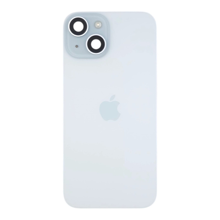 Piese din dezmembrari (SWAP) - Capac spate iPhone 15, Blue Titanium - Grade A (Original SWAP) - include blit si încarcare wireless