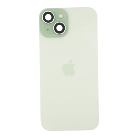 Piese din dezmembrari (SWAP) - Capac spate iPhone 15, Green Titanium - Grade A (Original SWAP) - include blit si încarcare wireless