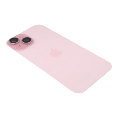 Capac spate iPhone 15, Pink Titanium (Roz) - Grade A (Original SWAP) - include blit si încarcare wireless [2]