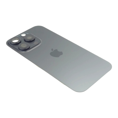 Capac spate iPhone 15 Pro, Black Titanium - Grade B (Original SWAP) - include blit si încarcare wireless [2]