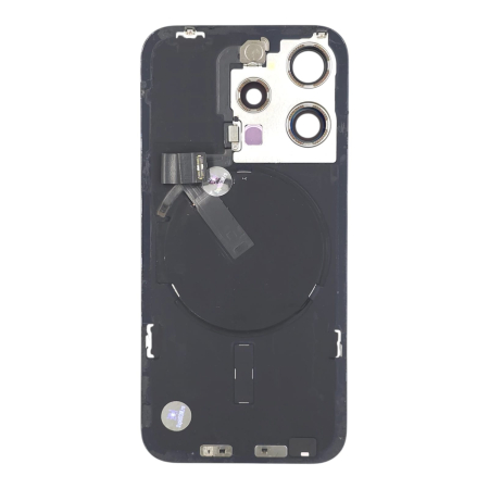 Capac spate iPhone 15 Pro, Blue Titanium - Grade A (Original SWAP) - include blit si încarcare wireless [1]