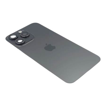 Capac spate iPhone 15 Pro Max, Black Titanium - Grade B (Original SWAP) - include blit si incarcare wireless [2]