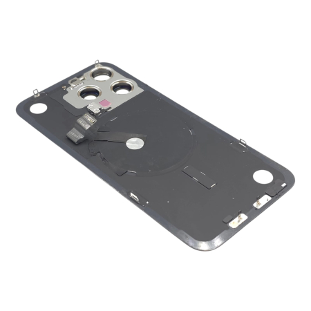 Capac spate iPhone 15 Pro Max, Black Titanium - Grade B (Original SWAP) - include blit si incarcare wireless [3]