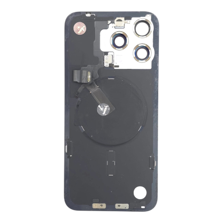 Capac spate iPhone 15 Pro Max, Black Titanium - Grade A (Original SWAP) - include blit si încarcare wireless [1]